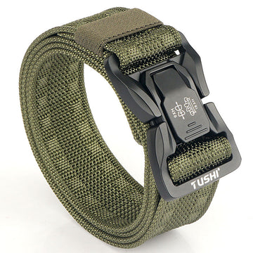 Men's Outdoor Commuter Buckle Fast Dry Nylon Tactical Belt